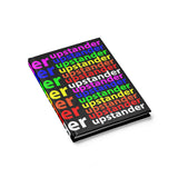 "be upstander" upstander Journal - Blank (rainbow all over print)