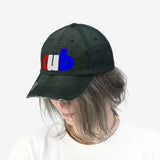 embroidered cub Unisex Trucker Hat red white and blue