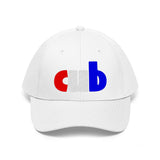 embroidered CUB Unisex Twill Hat red white and blue