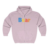 "summer bear" all gender Heavy Blend™ Full Zip Hooded Sweatshirt up to 5XL