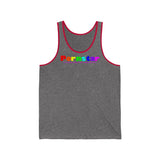 Pornstar all gender Jersey Tank funty tank rainbow graphic