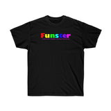 Funster all gender Ultra Cotton Tee funty rainbow graphic shirt