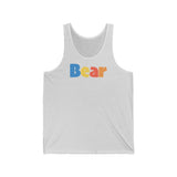 "summer bear" all gender Jersey Tank