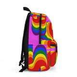 stan pride Backpack (Made in USA) rainbow print.