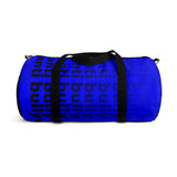 "be anti bully" anti bully Duffle Bag (black and blue all over graphic)
