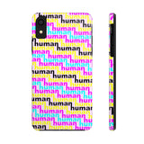 human just like you cmyk on pink Case Mate Tough Phone Cases