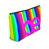 series be Accessory Pouch w T-bottom rainbow and pink be graphic