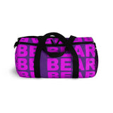 "be bear" be bear Duffle Bag (pink and purple all over graphic)