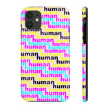 human just like you cmyk on pink Case Mate Tough Phone Cases