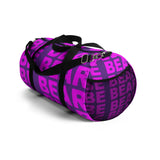 "be bear" be bear Duffle Bag (pink and purple all over graphic)