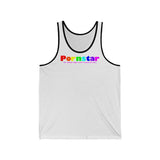 Pornstar all gender Jersey Tank funty tank rainbow graphic