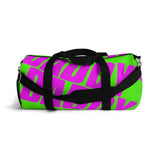 custom daddy Duffle Bag magenta and neon green