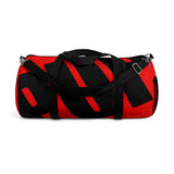 PUP custom Duffle Bag over sized black on red graphic