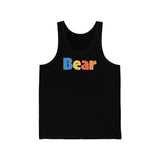 "summer bear" all gender Jersey Tank