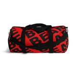 "be bear" Duffle / gym Bag (red and black graphic)