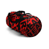 "be bear" Duffle / gym Bag (red and black graphic)