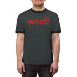 woof! all gender Ringer Tee up to 4XL