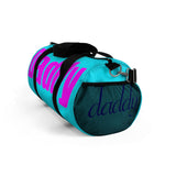 custom daddy Duffle Bag multi color - pink, blue, white