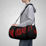custom woof Duffle Bag red and black