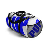PUP custom Duffle Bag blue and white