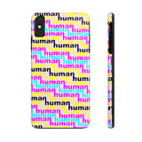 human just like you cmyk on pink Case Mate Tough Phone Cases