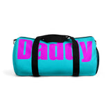 custom daddy Duffle Bag multi color - pink, blue, white