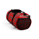 "be anti bully" anti bully Duffle Bag (white black red all over graphic)