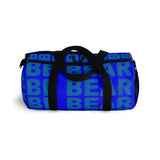 "be bear" Duffle / gym Bag (blue and blue all over graphic)