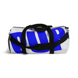 PUP custom Duffle Bag blue and white