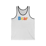 "summer bear" all gender Jersey Tank