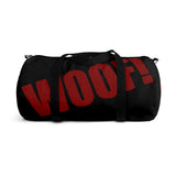 custom woof Duffle Bag red and black