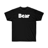 BEAR Unisex Ultra Cotton Tee (white graphic) up to 5XL