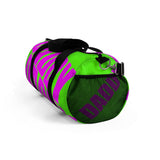custom daddy Duffle Bag magenta and neon green