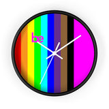 series be rainbow Wall clock