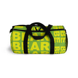 "be bear" Duffle / gym Bag (yellow and green yellow graphic)