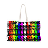 "be upstander" upstander Weekender Bag (rainbow all over graphic)