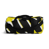 PUP custom Duffle Bag over sized black and white on yellow graphic