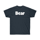 BEAR Unisex Ultra Cotton Tee (white graphic) up to 5XL