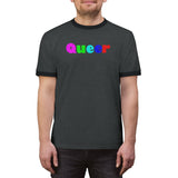 queer all gender Ringer Tee up to 4XL