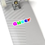 Queer Kiss-Cut Stickers available in 4 sizes