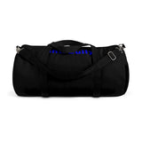 "anti bully" Duffle Bag (blue and black all over graphic)
