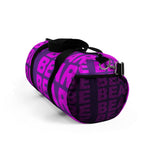 "be bear" be bear Duffle Bag (pink and purple all over graphic)