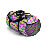 human just like you cmyk on pink Duffel Bag