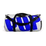 PUP custom Duffle Bag blue and white