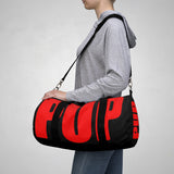pup custom Duffle Bag black and red