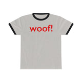 woof! all gender Ringer Tee up to 4XL