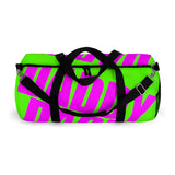 custom daddy Duffle Bag magenta and neon green