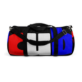 custom duffle cub Duffle Bag red white and blue