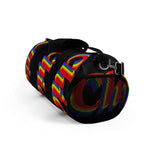 Chicago pride Duffle Bag rainbow print.