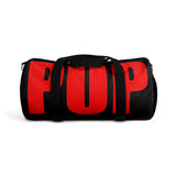pup custom Duffle Bag black and red